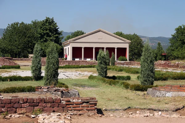 Mediana, antika romerska ruiner, Serbien — Stockfoto