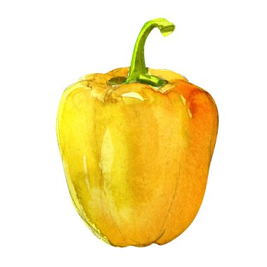 Yellow pepper clipart