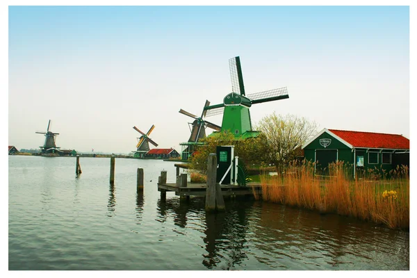 Moinhos em Holland — Fotografia de Stock
