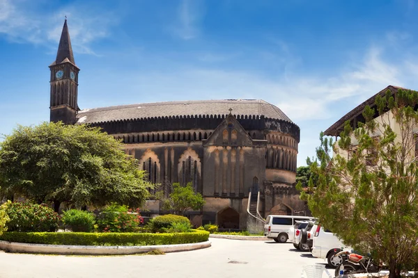 アングリカン教会キリスト教会、ザンジバル、石造りの町 — ストック写真