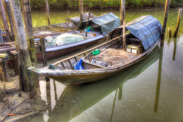 Traditionele houten boot — Stockfoto