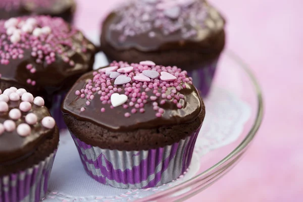 Prăjituri de ciocolată — Fotografie, imagine de stoc