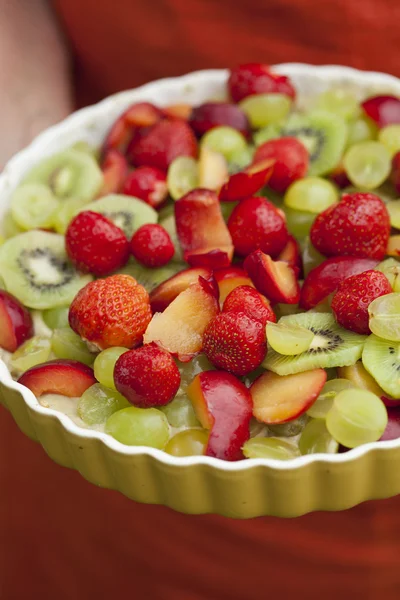 과일과 베리 파이 — 스톡 사진