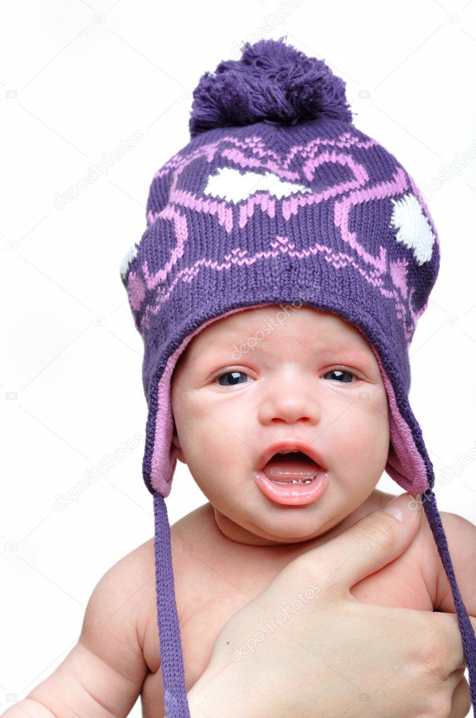 Newborn baby winter cap cheap