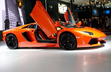 Lamborghini Aventador LP700-4 sport car clipart