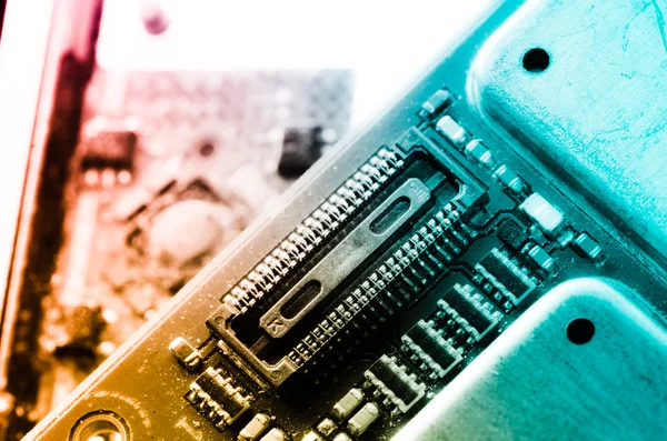 Elektronische circuit bord — Stockfoto