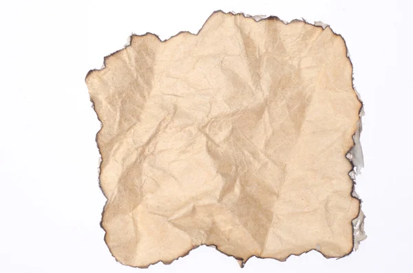 Yanık kenarlı kağıt — Stok fotoğraf