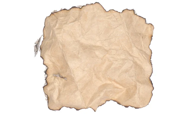 Yanık kenarlı kağıt — Stok fotoğraf