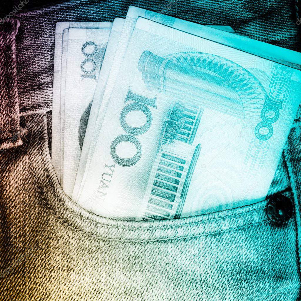 Jeans and cash
