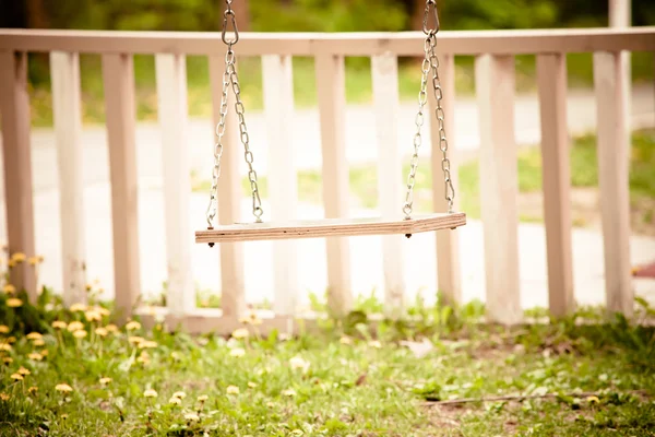 Stock image Swing in backyard