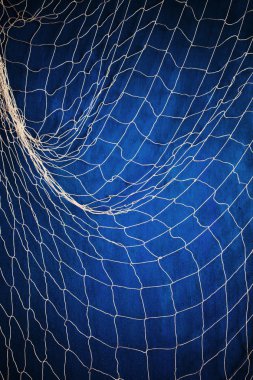 Net on blue wall clipart