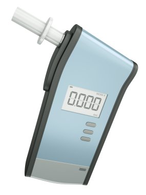 Breath analyzer clipart