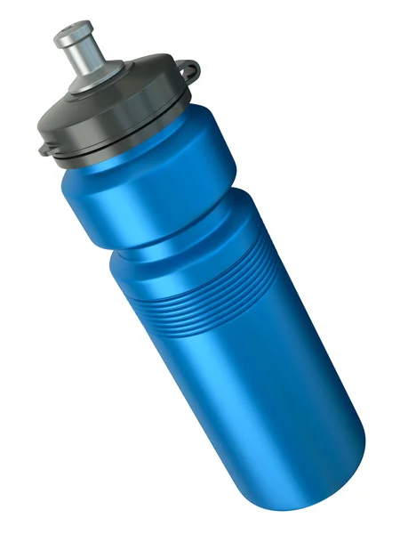 Blue water bottle — Stock Photo, Image