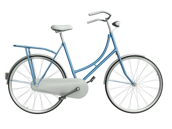 Blå cykel — Stockfoto