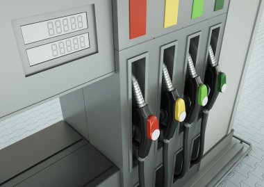 Fuel pumps clipart