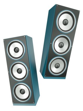 Two speakers clipart