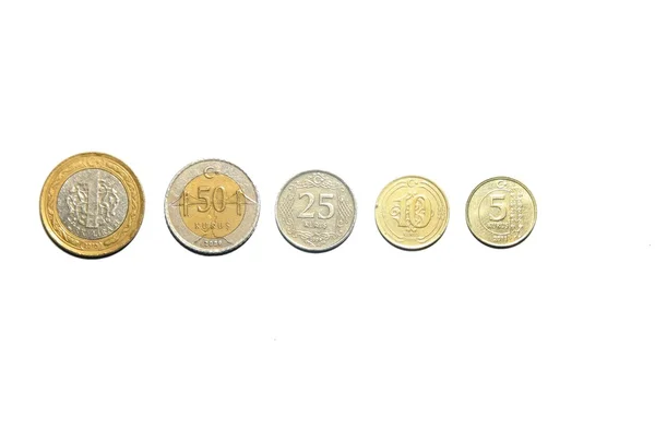 Türkische Münzen — Stockfoto