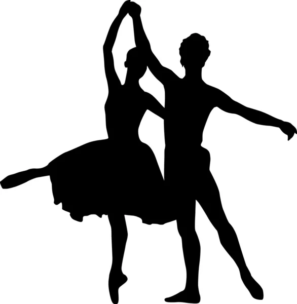 Χορευτές μπαλέτου — Διανυσματικό Αρχείο