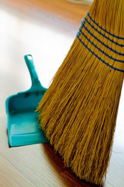 Broom and Dust Pan clipart