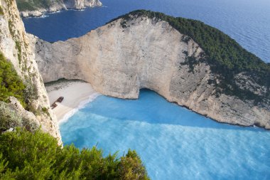 navagio beach, zakynthos, Yunanistan