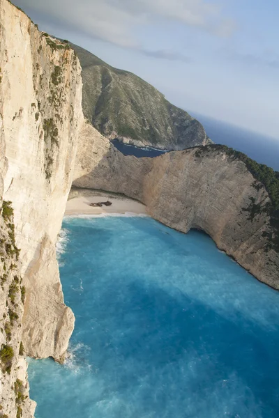 Navagio strand, zakynthos, Griekenland — Stockfoto