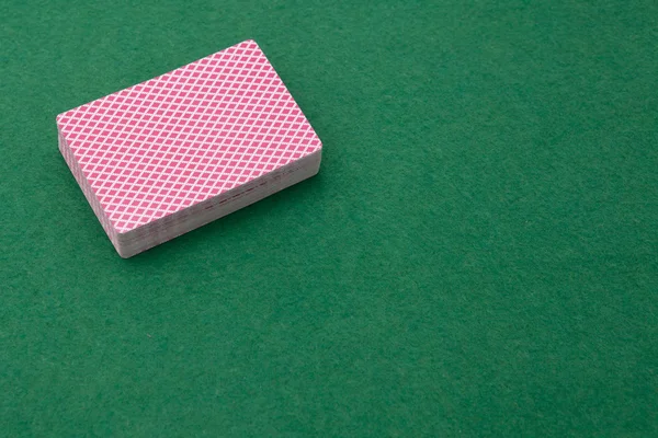 Kartenspiel mit Kopierplatz für Text — Stockfoto