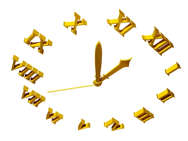 Cara de relógio — Fotografia de Stock