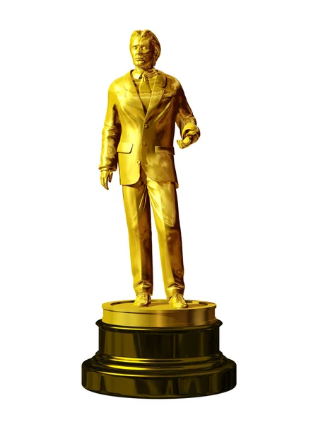 賞の彫像、仕事の英雄 — ストック写真