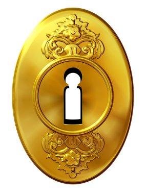 Keyhole plate clipart