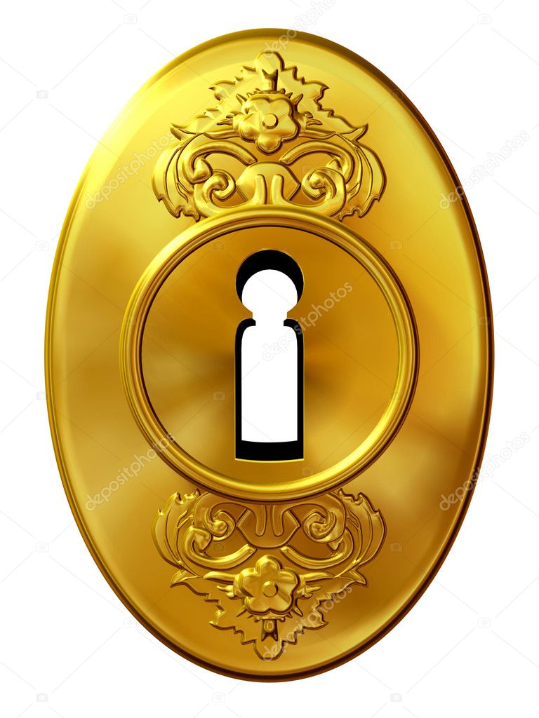 Keyhole plate — Stock Photo © diez-artwork #11531746
