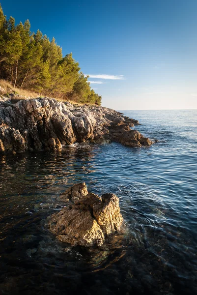 Хорватское побережье — стоковое фото
