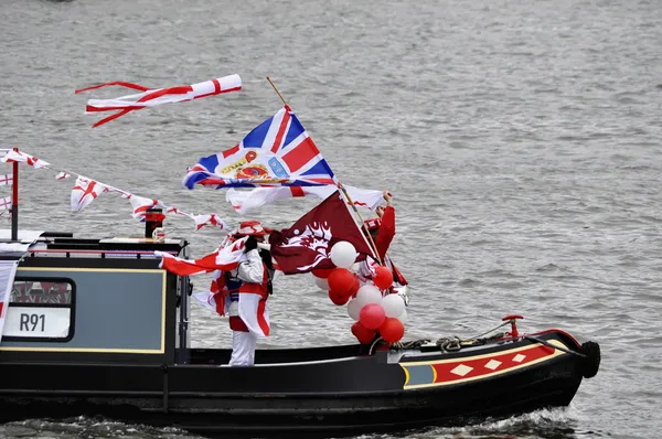 The Thames Diamond Jubilee Pageant — Zdjęcie stockowe