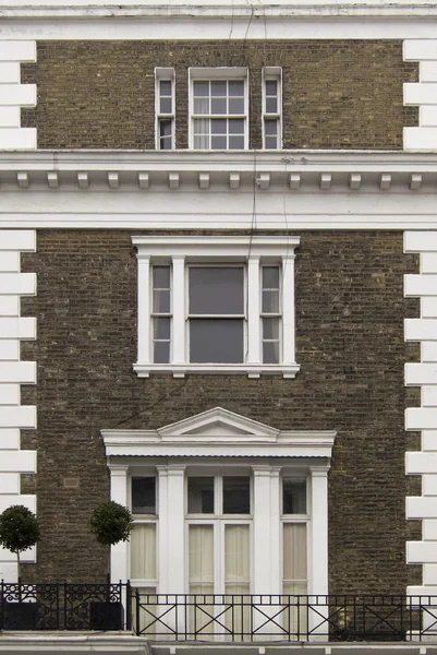 Fasáda budovy v Londýně — Stock fotografie