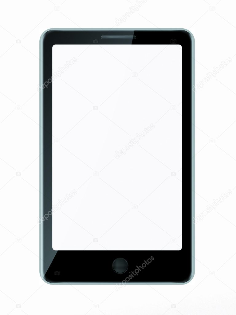 Smartphone isolated on white