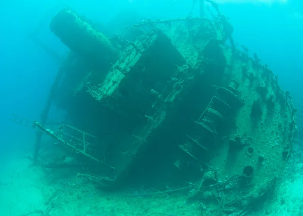 Stern section of a shipwreck — Stock Photo, Image