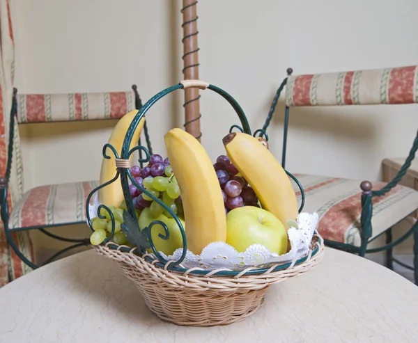 Closeup of a fruit basket — Stock Photo, Image