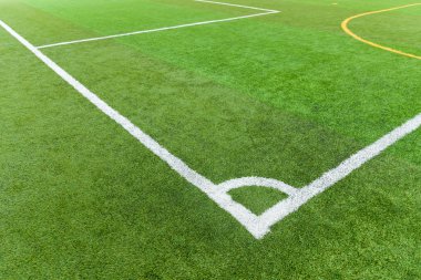 Artificial turf football field clipart