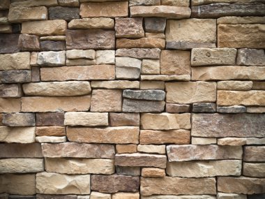 Textrue of old Rectangle stone wall clipart