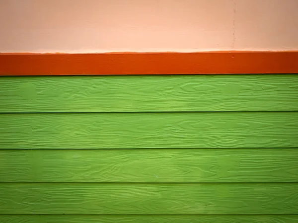 Parete di legno rosso e verde Plank — Foto Stock