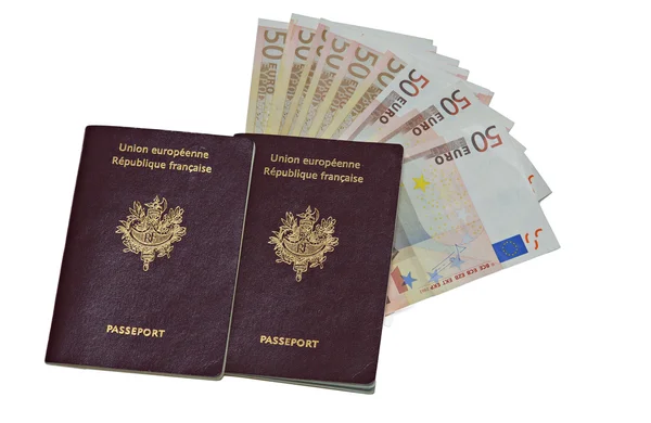 Notatki i paszport — Zdjęcie stockowe