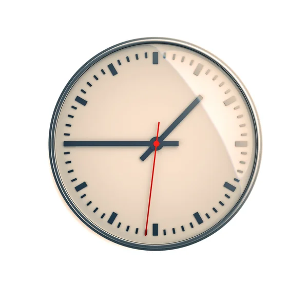 Clock on a light background — Stock Photo, Image