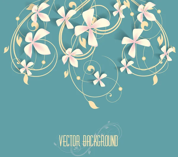 Flores — Vector de stock