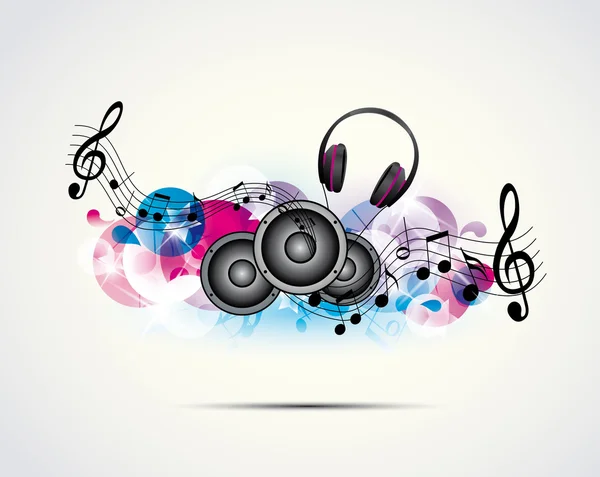 Фоновая музыка — стоковый вектор