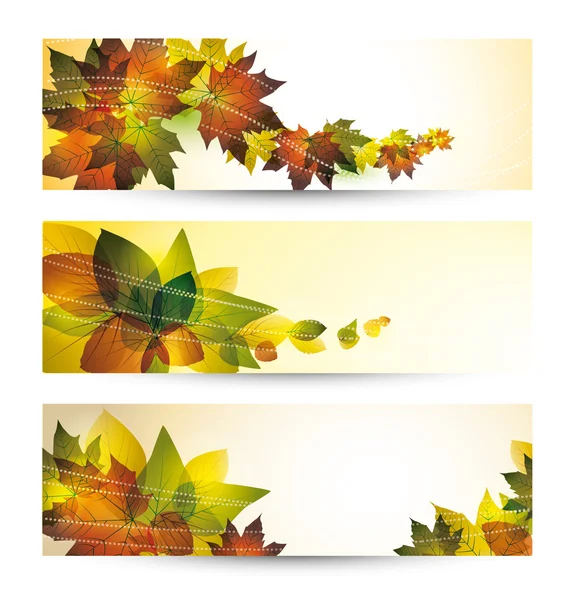 Herfstbladeren — Stockvector