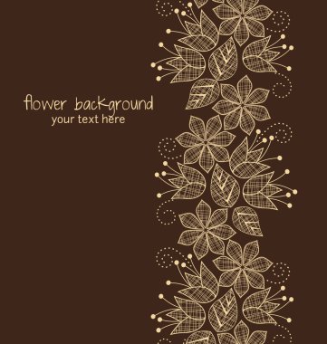 Floral background clipart