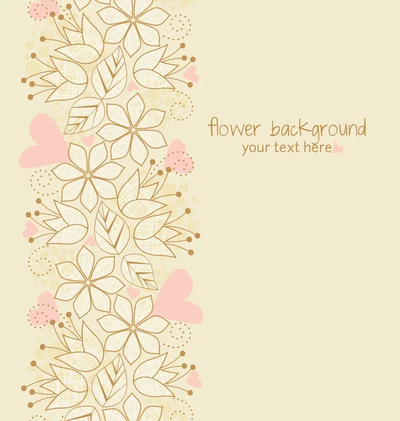 Floral illustration — Stock Vector