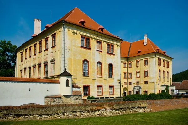 Kunstatt i Mähren slott. Stockfoto