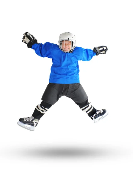 küçük çocuk hokey oyuncusu