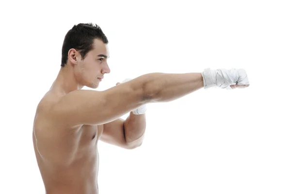 Портрет спортсмена-боксера — стоковое фото