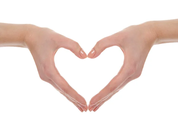 stock image Hand make a heart